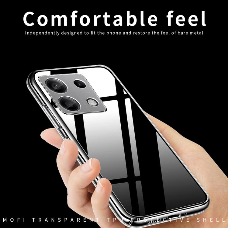 For Xiaomi Redmi Note 13 Pro 4G MOFI Ming Series Ultra-thin TPU Phone Case(Transparent) - Note 13 Pro Cases by MOFI | Online Shopping UK | buy2fix