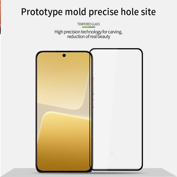 For Xiaomi 14 MOFI 9H 2.5D Full Screen Tempered Glass Film(Black) -  by MOFI | Online Shopping UK | buy2fix