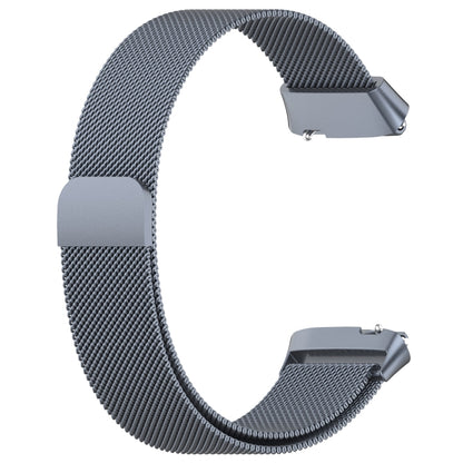 For Redmi Watch 3 Active Milan Magnetic Steel Mesh Watch Band(Gray) - Watch Bands by buy2fix | Online Shopping UK | buy2fix