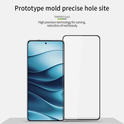 For Xiaomi Redmi Note 14 PINWUYO 9H 3D  Full Screen Explosion-proof Tempered Glass Film(Black) - Note 14 Tempered Glass by PINWUYO | Online Shopping UK | buy2fix