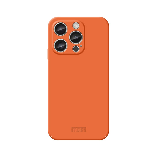 For iPhone 16 Pro Max MOFI Qin Series Skin Feel All-inclusive PC Phone Case(Orange) - iPhone 16 Pro Max Cases by MOFI | Online Shopping UK | buy2fix