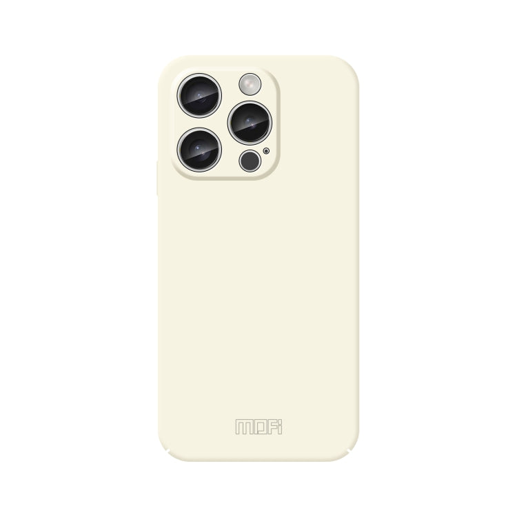 For iPhone 16 Pro Max MOFI Qin Series Skin Feel All-inclusive PC Phone Case(Beige) - iPhone 16 Pro Max Cases by MOFI | Online Shopping UK | buy2fix