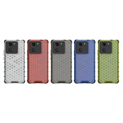 For Redmi K60 Ultra Shockproof Honeycomb Phone Case(Red) - Redmi K60 Ultra Cases by buy2fix | Online Shopping UK | buy2fix