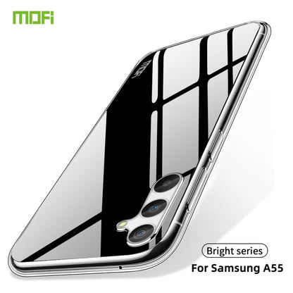 For Samsung Galaxy A55 MOFI Ming Series Ultra-thin TPU Phone Case(Transparent) - Galaxy Phone Cases by MOFI | Online Shopping UK | buy2fix