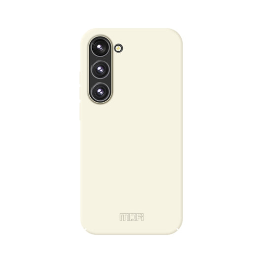 For Samsung Galaxy S23 5G MOFI Qin Series Skin Feel All-inclusive PC Phone Case(Beige) - Galaxy S23 5G Cases by MOFI | Online Shopping UK | buy2fix