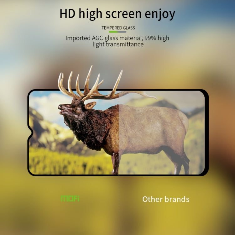 For OPPO A59 2023 MOFI 9H 2.5D Full Screen Tempered Glass Film(Black) - OPPO Tempered Glass by MOFI | Online Shopping UK | buy2fix