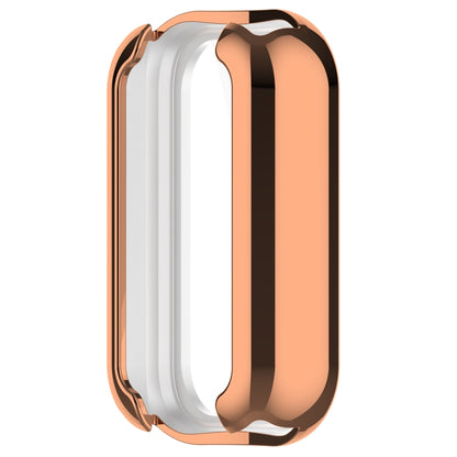 For Redmi Band 2 Full Package TPU Electroplated Watch Protective Case(Rose Gold) - Watch Cases by buy2fix | Online Shopping UK | buy2fix