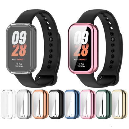 For Redmi Band 2 Full Package TPU Electroplated Watch Protective Case(Rose Gold) - Watch Cases by buy2fix | Online Shopping UK | buy2fix