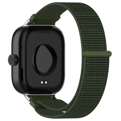 For Xiaomi Mi Band 8 Pro Nylon Loop Metal Connector Watch Band(Army Green) - Watch Bands by buy2fix | Online Shopping UK | buy2fix