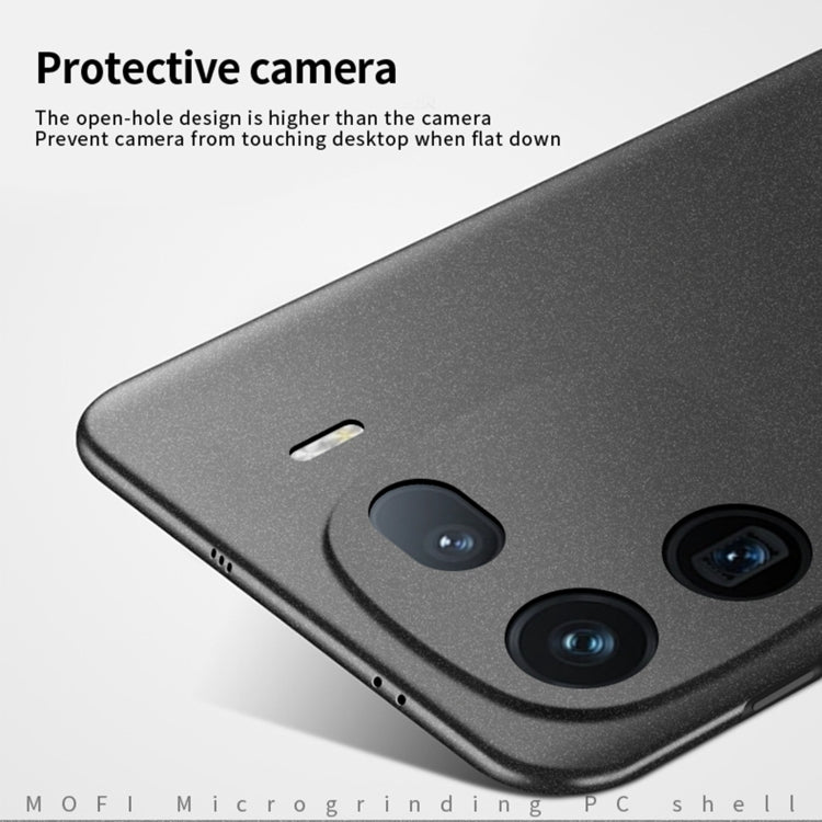 For vivo iQOO 12 MOFI Fandun Series Frosted PC Ultra-thin All-inclusive Phone Case(Black) - iQOO 12 Cases by MOFI | Online Shopping UK | buy2fix