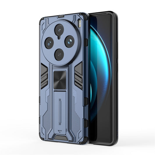 For vivo X100 Pro Supersonic Armor PC Hybrid TPU Phone Case(Blue) - X100 Pro Cases by imak | Online Shopping UK | buy2fix