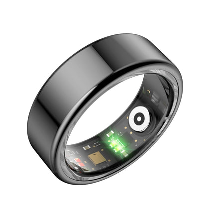 R02 SIZE 8 Smart Ring, Support Heart Rate / Blood Oxygen / Sleep Monitoring / Multiple Sports Modes(Black) - Smart Rings / Smart Telephones by buy2fix | Online Shopping UK | buy2fix