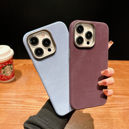 For iPhone 15 Vintage Denim Shockproof Magsafe Phone Case(Black) - iPhone 15 Cases by buy2fix | Online Shopping UK | buy2fix