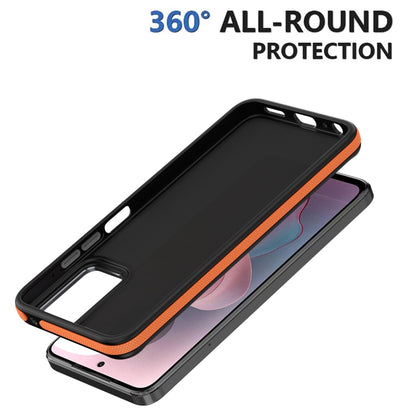 For Motorola Moto G Play 2024 Dual-Color Shockproof TPU Phone Case(Black) - Motorola Cases by buy2fix | Online Shopping UK | buy2fix