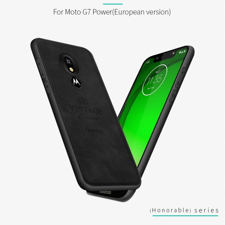 PINWUYO Shockproof Waterproof Full Coverage PC + TPU + Skin Protective Case for Motorola Moto G7 Power (Eurasian Version)(Red) - Motorola Cases by PINWUYO | Online Shopping UK | buy2fix