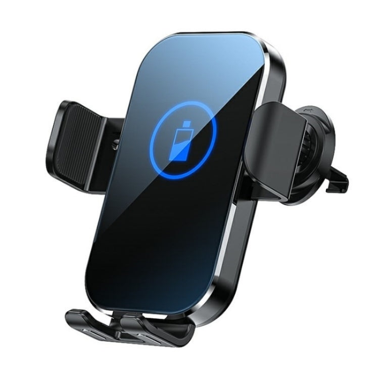 X10 15W Wireless Fast Charging Car Phone Navigation Holder(黑色) - Car Holders by buy2fix | Online Shopping UK | buy2fix