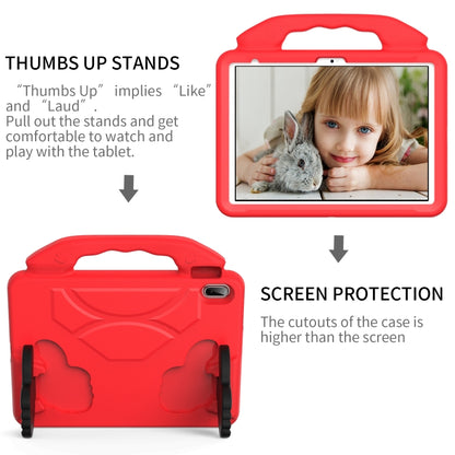 For iPad Air 11 2024 Children EVA Shockproof Tablet Case with Thumb Bracket(Red) - iPad Air 11 2024 Cases by buy2fix | Online Shopping UK | buy2fix