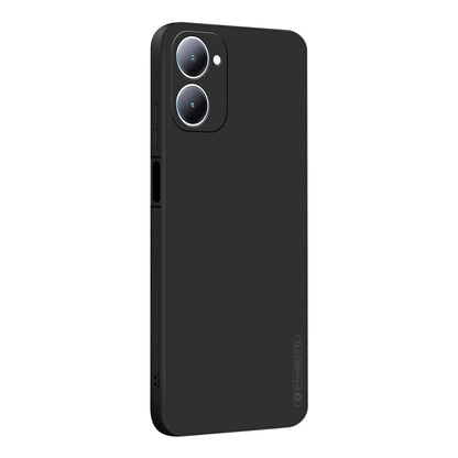 For vivo Y03 / Y18 PINWUYO Sense Series Liquid Silicone TPU Phone Case(Black) - vivo Cases by PINWUYO | Online Shopping UK | buy2fix