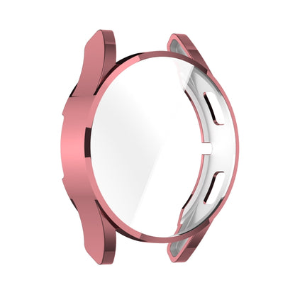 For Samsung Galaxy Watch FE 40mm Full Coverage TPU Electroplated Watch Protective Case(Pink) - Watch Cases by buy2fix | Online Shopping UK | buy2fix