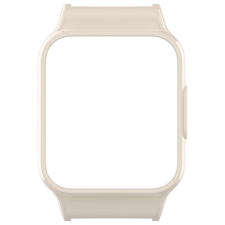 For Redmi Watch 3 Active Half Pack PC Watch Protective Case(Creamy White) - Watch Cases by buy2fix | Online Shopping UK | buy2fix