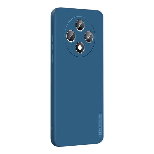 For OPPO Reno12 F PINWUYO Sense Series Liquid Silicone TPU Phone Case(Blue) - Reno12 F Cases by PINWUYO | Online Shopping UK | buy2fix