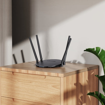 WAVLINK WN530G3 4x 5dBi Foldable Antenna AC1200 Dual Band Wireless Repeater Router, Plug:US Plug - Wireless Routers by WAVLINK | Online Shopping UK | buy2fix