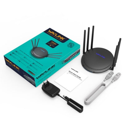 WAVLINK WN531A6 Dual Band Wireless Repeater AC2100 Gigabit Ethernet Port WiFi Router, Plug:UK Plug - Wireless Routers by WAVLINK | Online Shopping UK | buy2fix