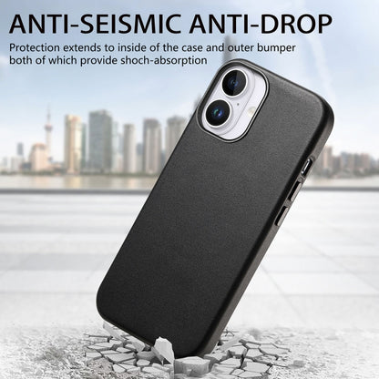 For iPhone 16 Pro Electroplated Metal Button Shockproof Phone Case(Black) - iPhone 16 Pro Cases by buy2fix | Online Shopping UK | buy2fix