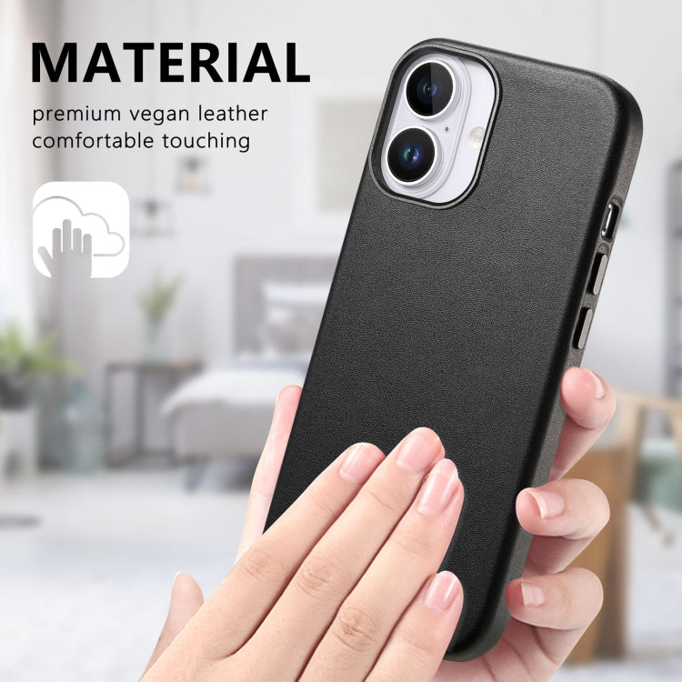 For iPhone 16 Plus Electroplated Metal Button Shockproof Phone Case(Black) - iPhone 16 Plus Cases by buy2fix | Online Shopping UK | buy2fix