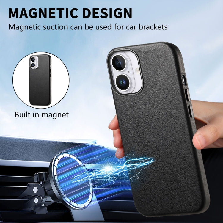 For iPhone 16 Plus Electroplated Metal Button Shockproof Phone Case(Black) - iPhone 16 Plus Cases by buy2fix | Online Shopping UK | buy2fix