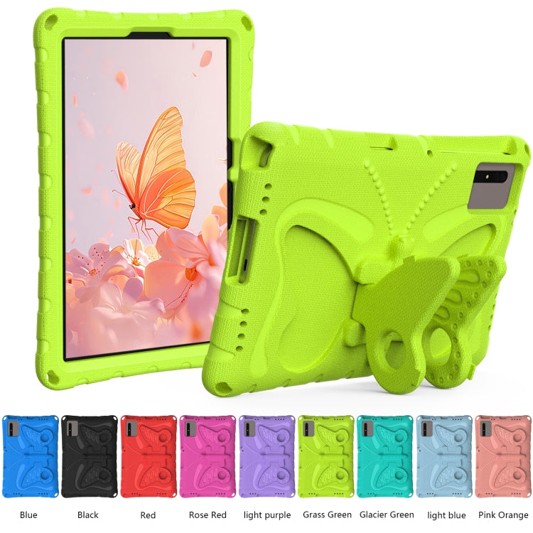 For Lenovo Tab M11 / Xiaoxin Pad 11 2024 Butterfly Bracket EVA Shockproof Tablet Case(Grass Green) - Lenovo by buy2fix | Online Shopping UK | buy2fix