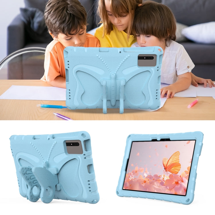 For Huawei MatePad SE 11 2024 Butterfly Bracket EVA Shockproof Tablet Case(Light Blue) - Huawei by buy2fix | Online Shopping UK | buy2fix