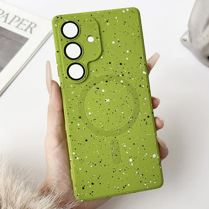 For Samsung Galaxy S25+ 5G Starry Sky TPU Shockproof MagSafe Phone Case(Green) - Galaxy S25+ 5G Cases by buy2fix | Online Shopping UK | buy2fix