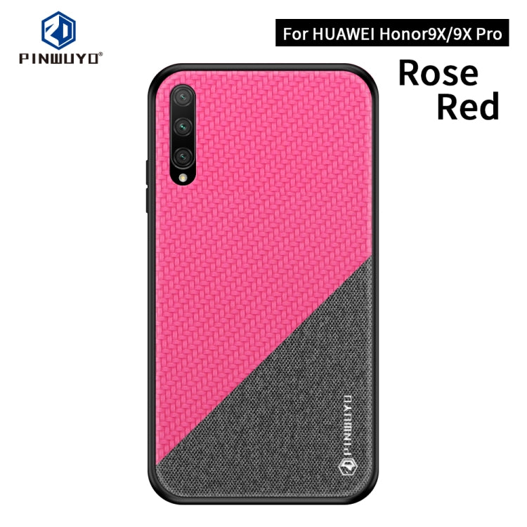 PINWUYO Honors Series Shockproof PC + TPU Protective Case for Huawei Honor 9X / Honor 9X Pro(Red) - Honor Cases by PINWUYO | Online Shopping UK | buy2fix