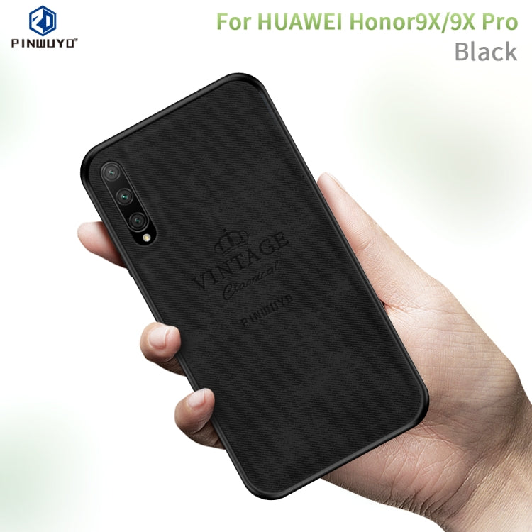 PINWUYO Shockproof Waterproof Full Coverage PC + TPU + Skin Protective Case  for Huawei Honor 9X / Honor 9X Pro(Black) - Honor Cases by PINWUYO | Online Shopping UK | buy2fix