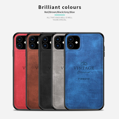 For iPhone 11 PINWUYO Shockproof Waterproof Full Coverage PC + TPU + Skin Protective Case (Black) - iPhone 11 Cases by PINWUYO | Online Shopping UK | buy2fix