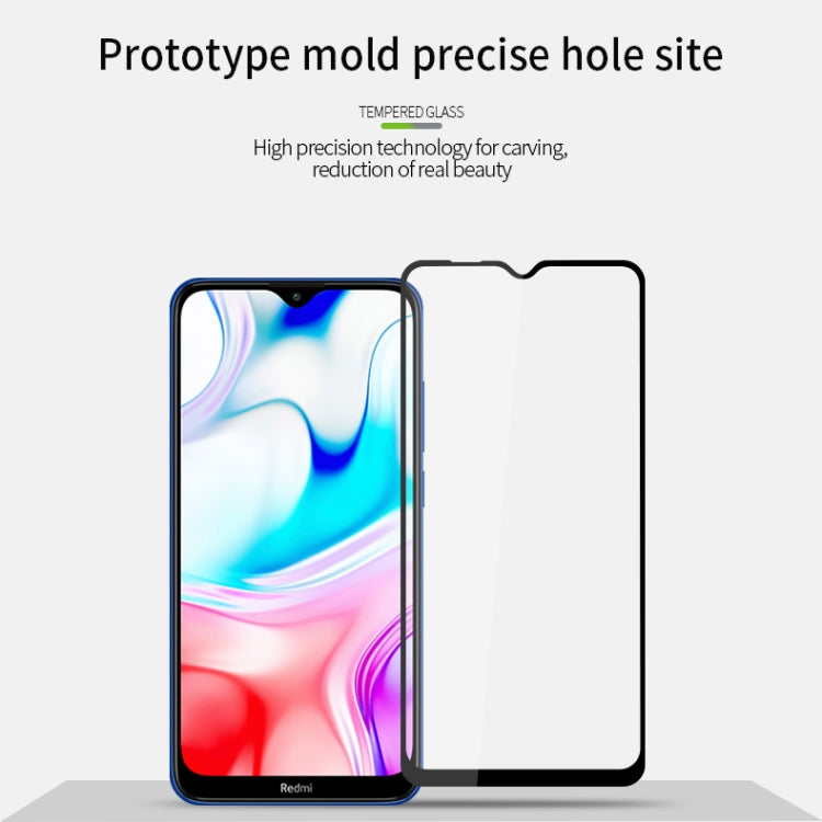 For Xiaomi RedMi 8 MOFI 9H 2.5D Full Screen Tempered Glass Film(Black) -  by MOFI | Online Shopping UK | buy2fix