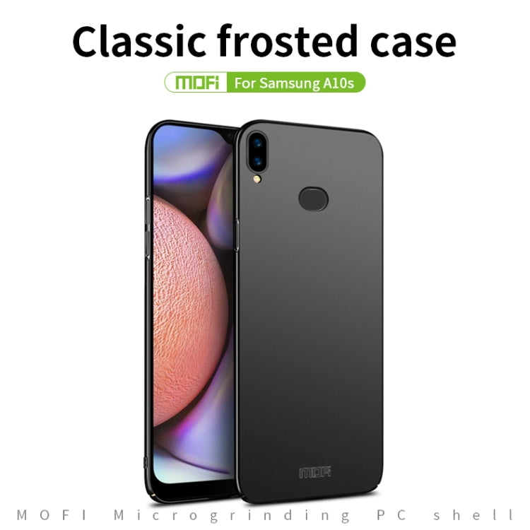 For Galaxy A10S MOFI Frosted PC Ultra-thin Hard Case(Gold) - Galaxy Phone Cases by MOFI | Online Shopping UK | buy2fix