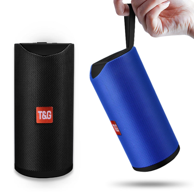 T&G TG113 Portable Bluetooth Speakers Waterproof Stereo Outdoor Loudspeaker MP3 Bass Sound Box with FM Radio(Blue) - Desktop Speaker by T&G | Online Shopping UK | buy2fix