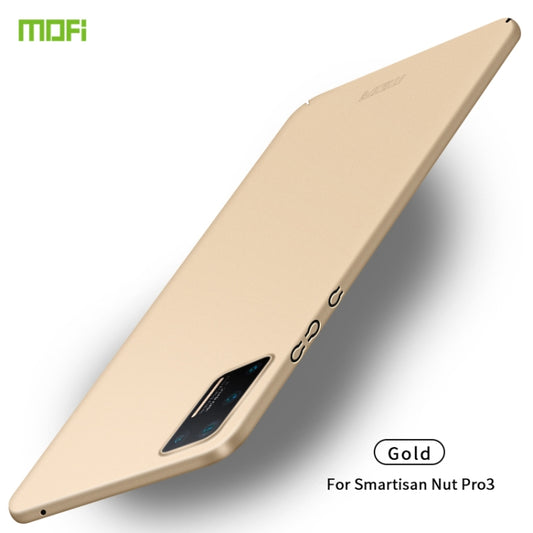 For Smartisan Nut Pro3 MOFI Frosted PC Ultra-thin Hard Case(Gold) - More Brand by MOFI | Online Shopping UK | buy2fix