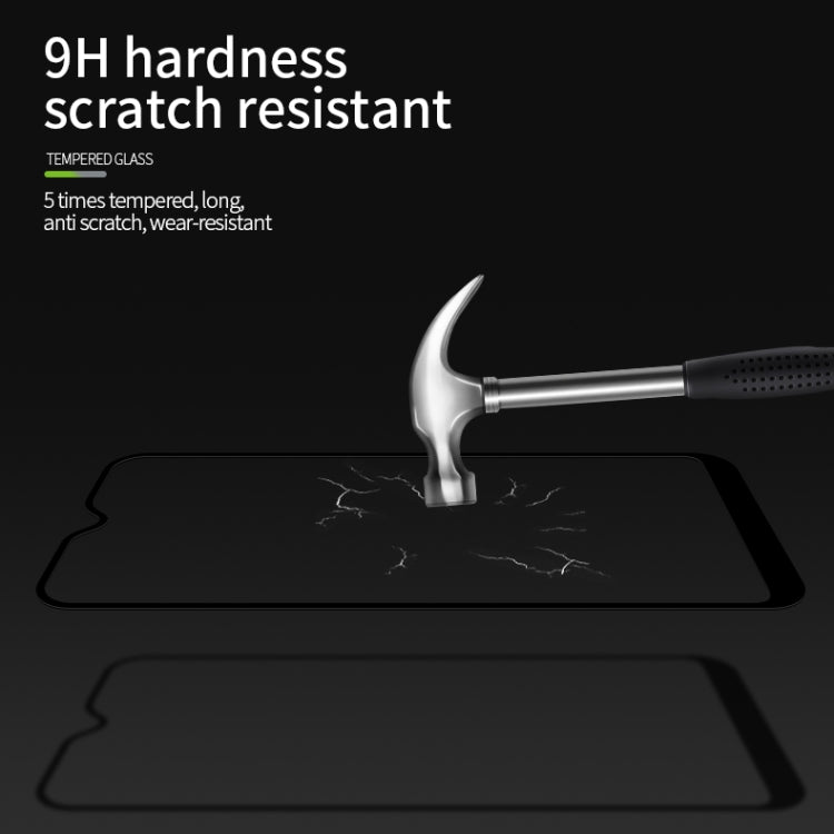 For Galaxy A01 MOFI 9H 2.5D Full Screen Tempered Glass Film(Black) - Galaxy Tempered Glass by MOFI | Online Shopping UK | buy2fix