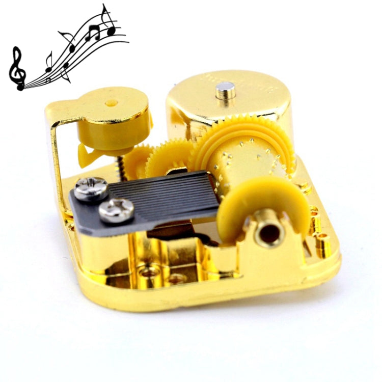 Eight-tone Gold-plated Bar Repair Parts DIY Sky City Paperback Music Box(Meet) - Music Box by buy2fix | Online Shopping UK | buy2fix