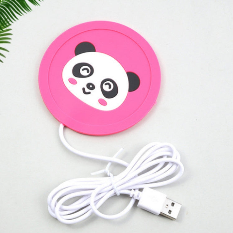 Cartoon PVC Heat Insulation Heating Coaster USB Heating Soft Plastic Coaster - Insulation by buy2fix | Online Shopping UK | buy2fix