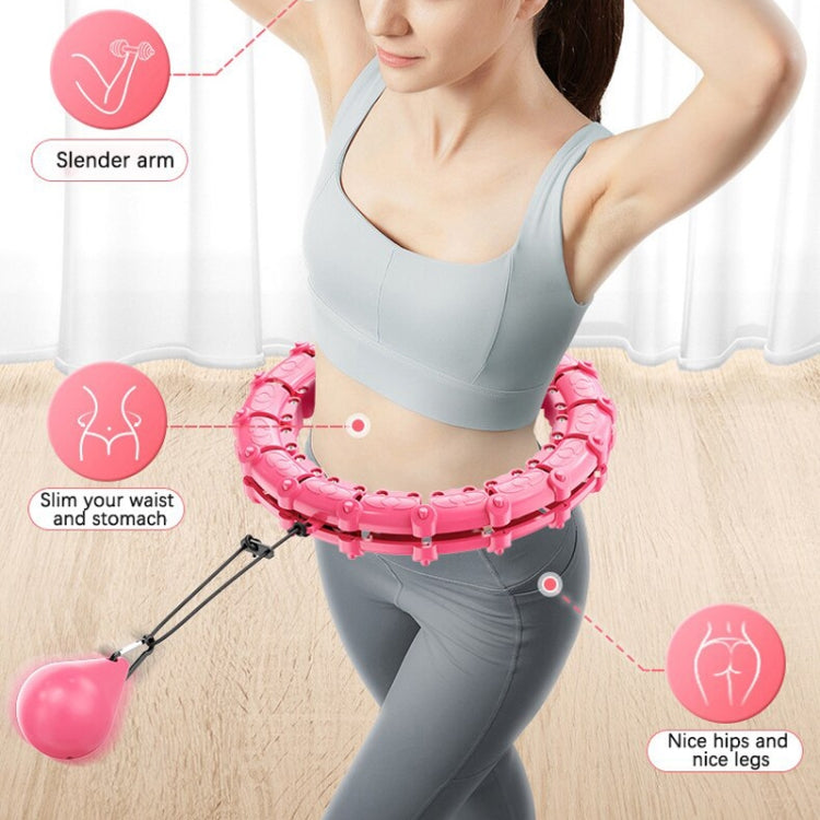 Smart Thin Waist Ring Women Will Not Fall Off Detachable Abdominal Ring Fitness Equipment, Size: 18 Knots(Purple) - Fitness Circles by buy2fix | Online Shopping UK | buy2fix