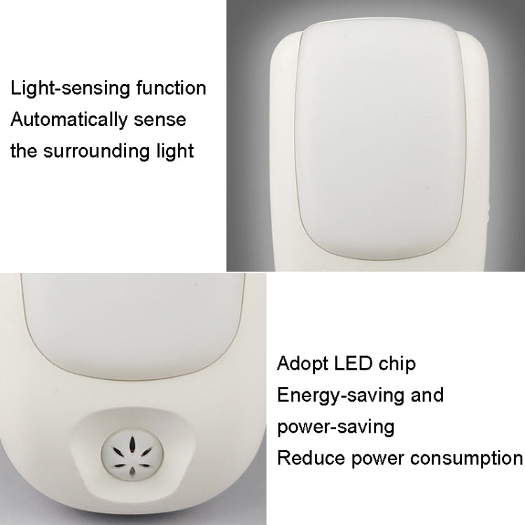 A72 Intelligent LED Sensor Night Light, Plug:UK Plug(Pink) - Sensor LED Lights by buy2fix | Online Shopping UK | buy2fix