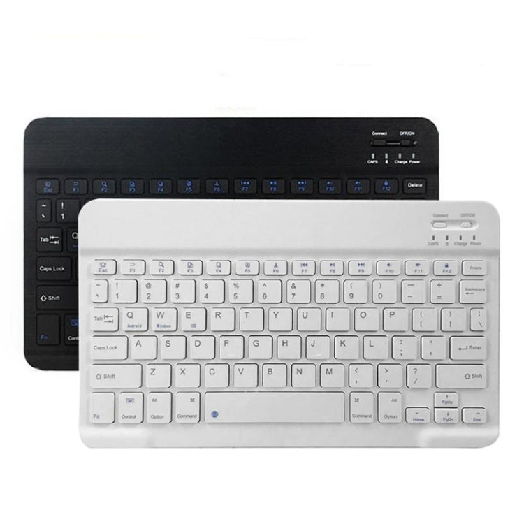 YS-001 9.7-10.1 Inch Tablets Phones Universal Mini Wireless Bluetooth Keyboard, Style:with Bluetooth Mouse(White) - Universal Keyboard by buy2fix | Online Shopping UK | buy2fix