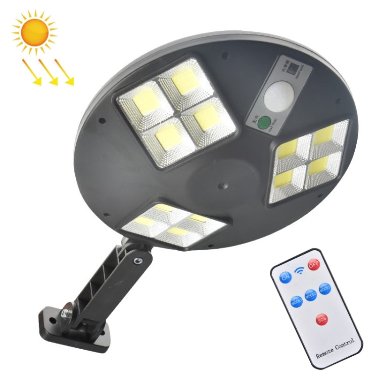 144 COB Solar Human Body Sensor Street Light Garden Wall Light with Remote Control Outdoor Security Light - Solar Lights by buy2fix | Online Shopping UK | buy2fix