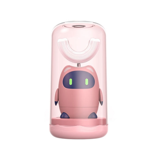 Lanbeibei Children U-Shaped Automatic Electric Toothbrush 2-6 Years Old Plus Version (Pink) - Toothbrushes by buy2fix | Online Shopping UK | buy2fix