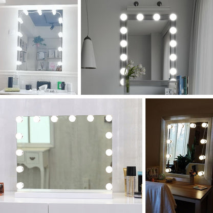 LED Makeup Lamp Mirror Front Beauty Fill Light Hand Sweep Sensation Lamp, Power source: 6 Bulbs - Sensor LED Lights by buy2fix | Online Shopping UK | buy2fix
