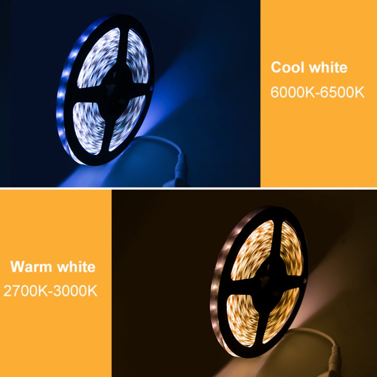 Low Voltage Light Strip LED Hand Scan Induction Flexible Soft Lamp Strip Bedroom Ceiling TV Cabinet Wardrobe Light, Product specifications: Non-waterproof 5m(Cool Light) - Sensor LED Lights by buy2fix | Online Shopping UK | buy2fix